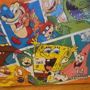 Nickelodeon Cartoon Character Socks Set - Multicolor